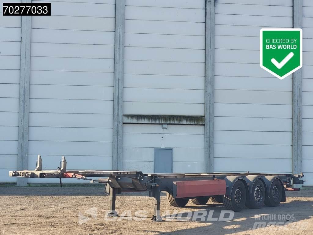 Van Hool 3 axles Semi-trailer med containerramme