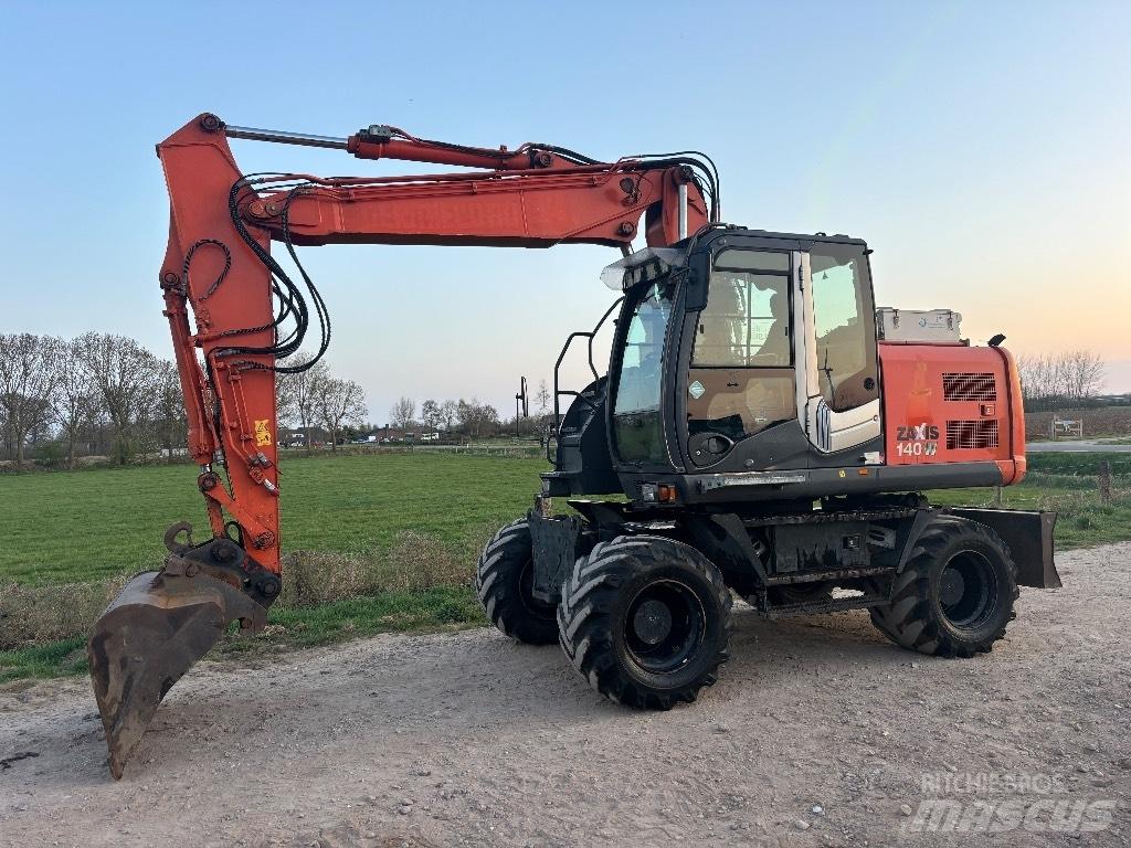Hitachi ZX 140 W T-3 Gravemaskiner på hjul
