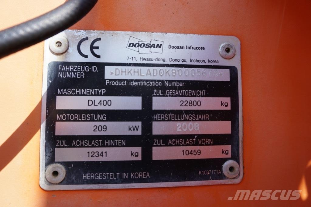 Doosan DL 400 Læssemaskiner på hjul