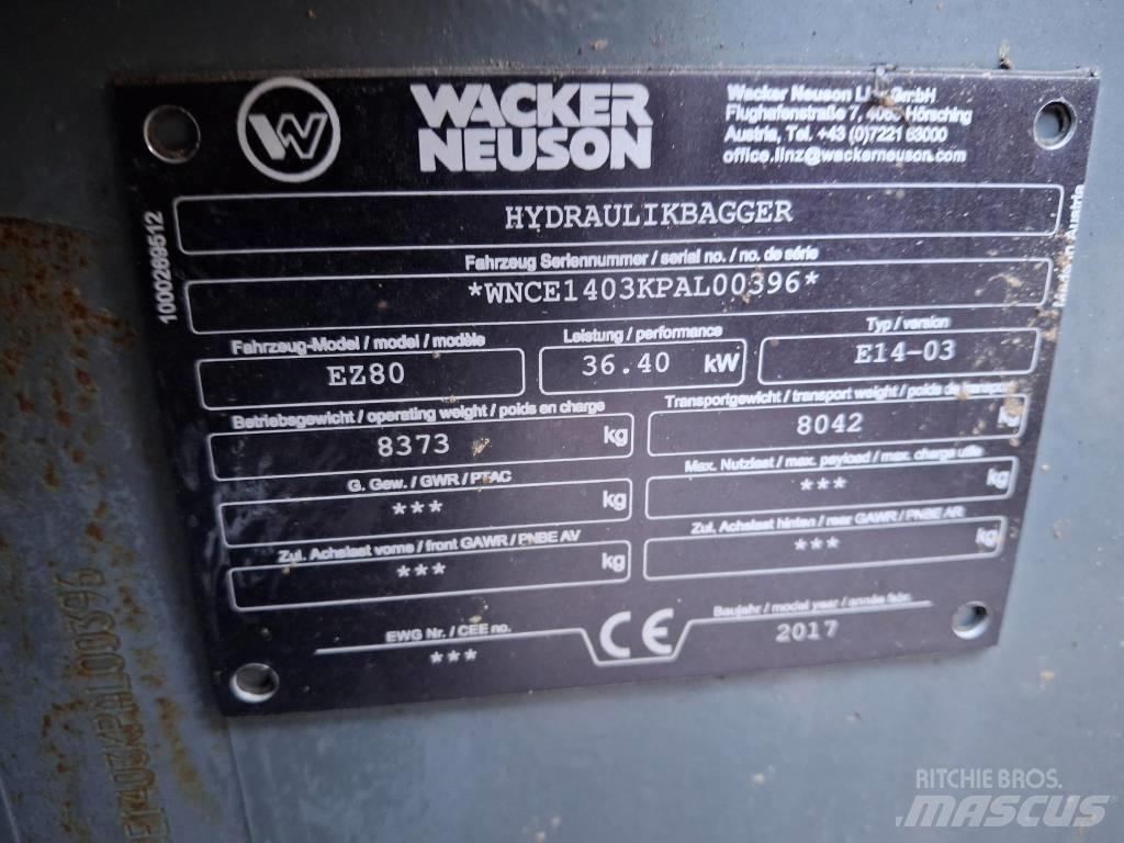 Wacker Neuson EZ 80 Midi-gravemaskiner 7t - 12t