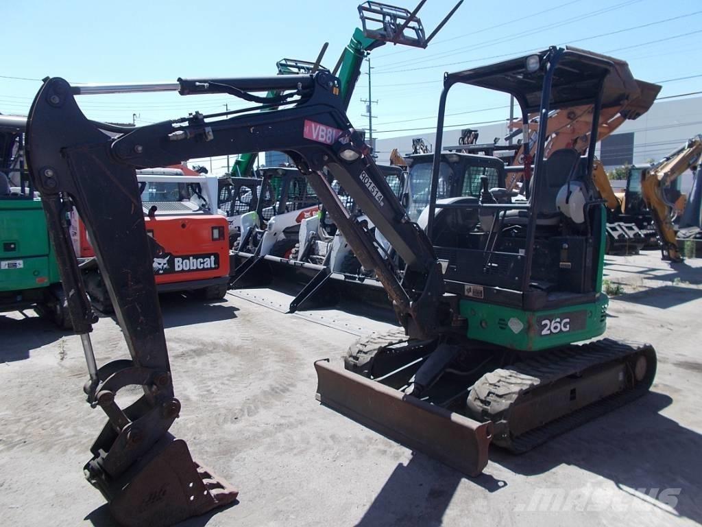John Deere 26G Minigravemaskiner