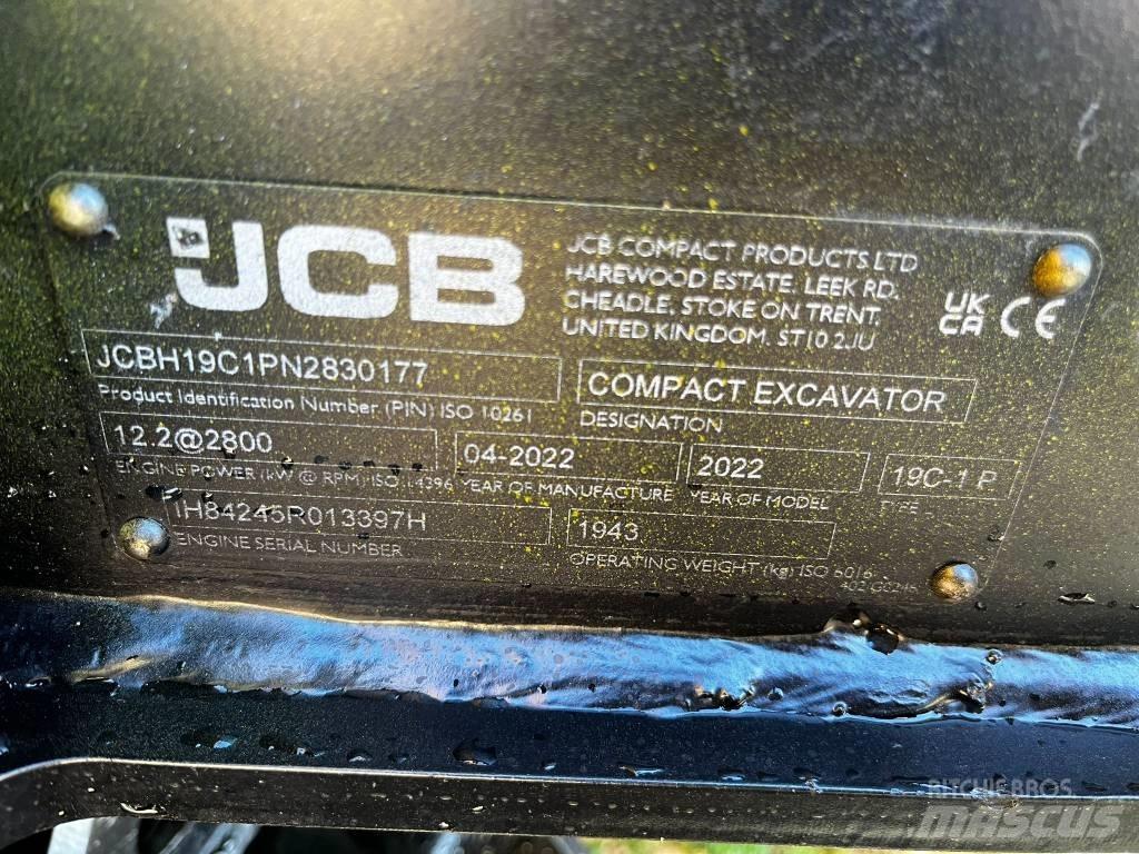 JCB 19 C-1 Minigravemaskiner