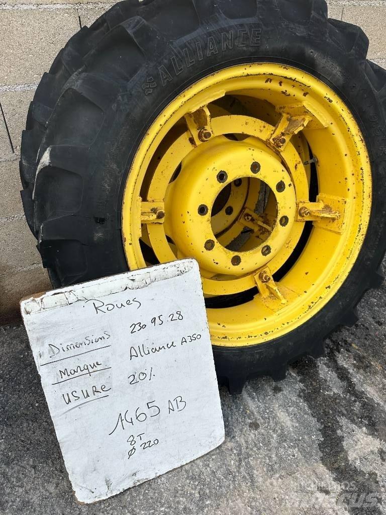 Alliance 230/95R28 Hjul, Dæk og Fælge