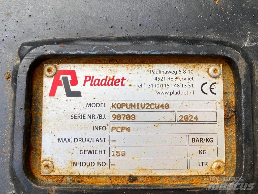 Pladdet PCP 4 Andet tilbehør