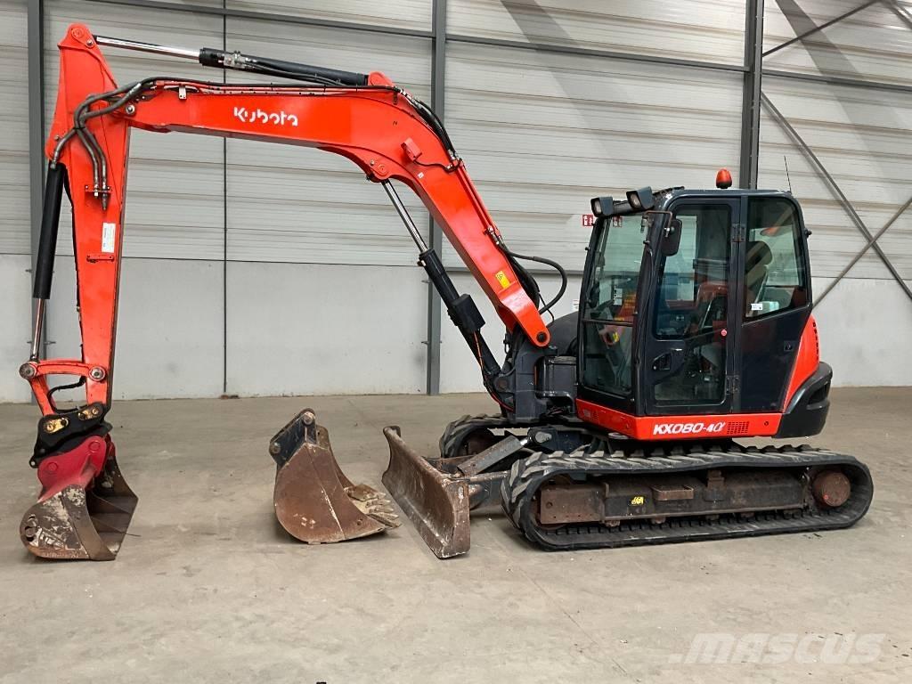 Kubota KX 080-4 A Midi-gravemaskiner 7t - 12t