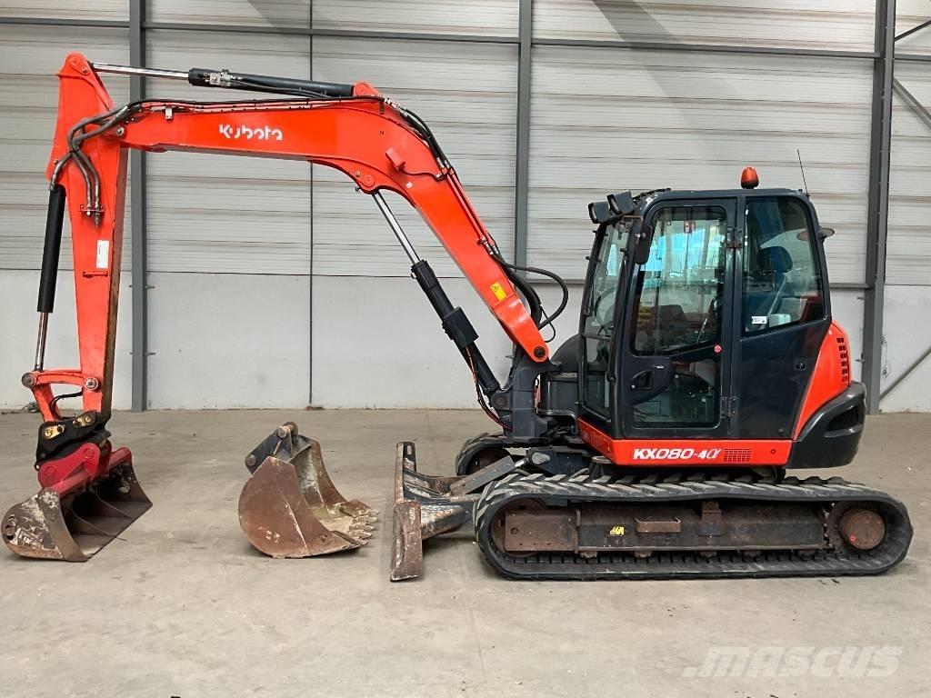 Kubota KX 080-4 A Midi-gravemaskiner 7t - 12t