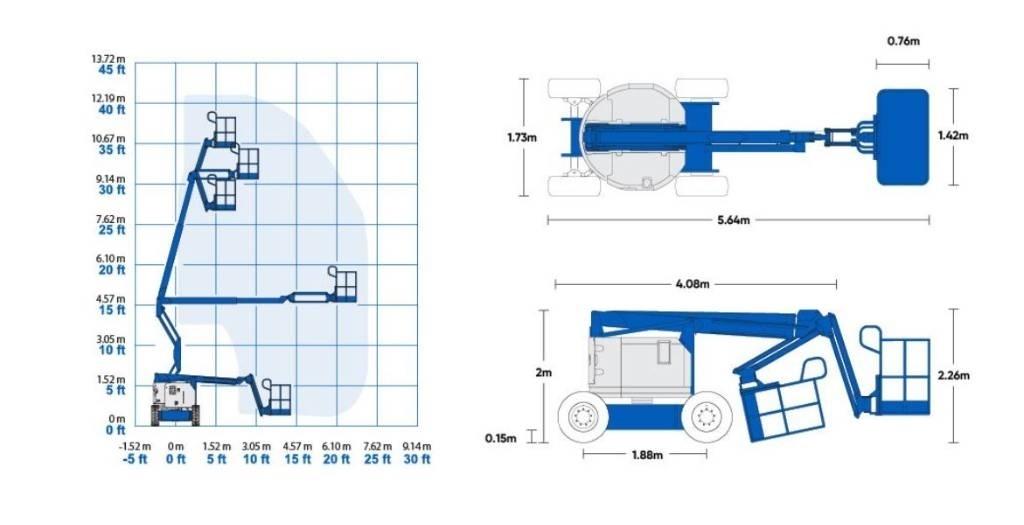 Genie Z 34/22 RT J Bomlifte med knækarm