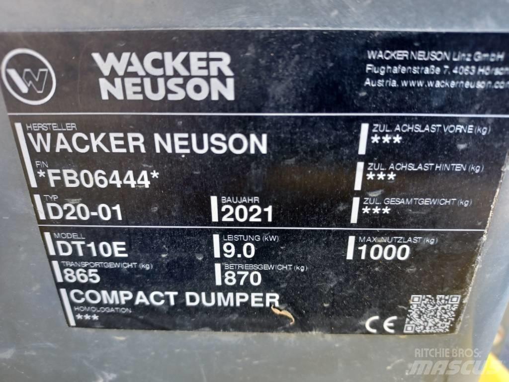 Wacker Neuson DT10e Bælte-tipvogn