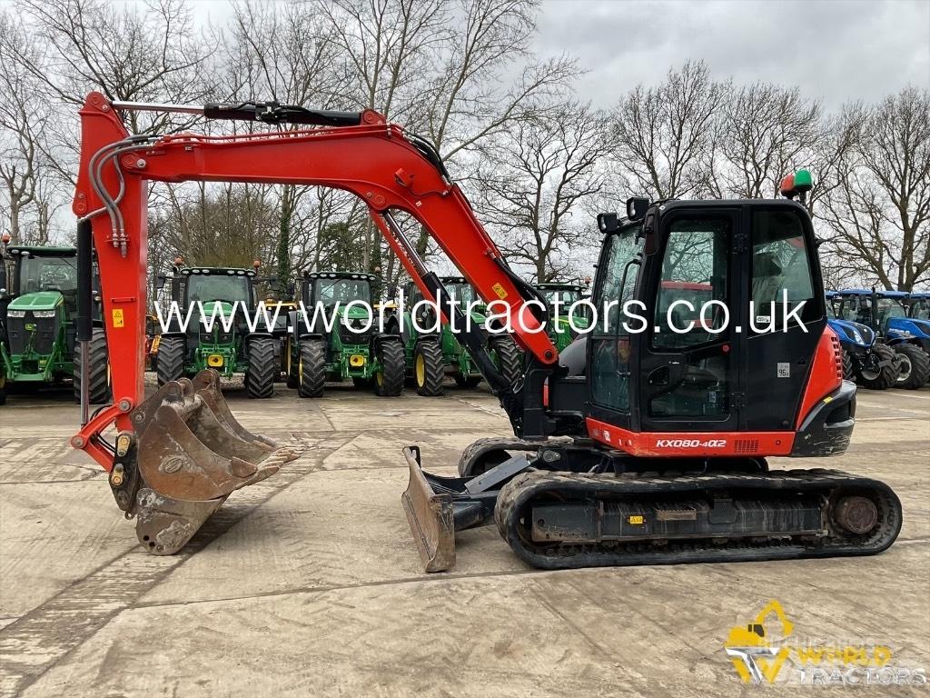 Kubota KX 080-4 Midi-gravemaskiner 7t - 12t