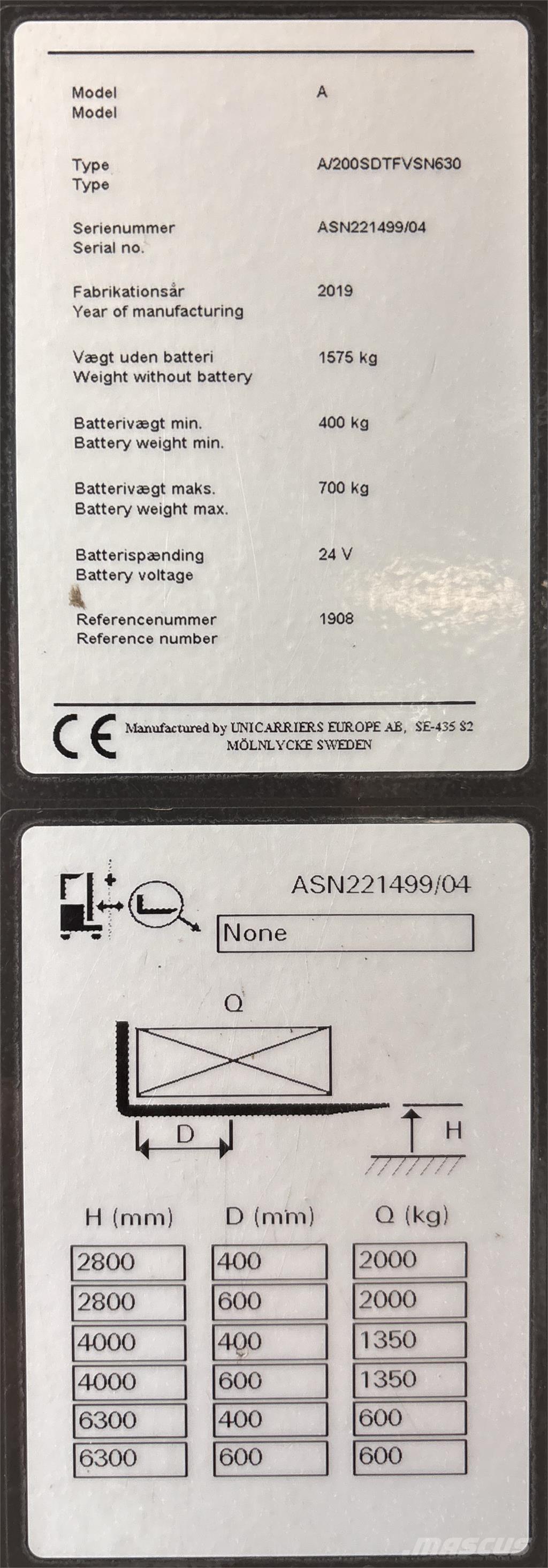 Atlet ASN200 Selvkørende stablere