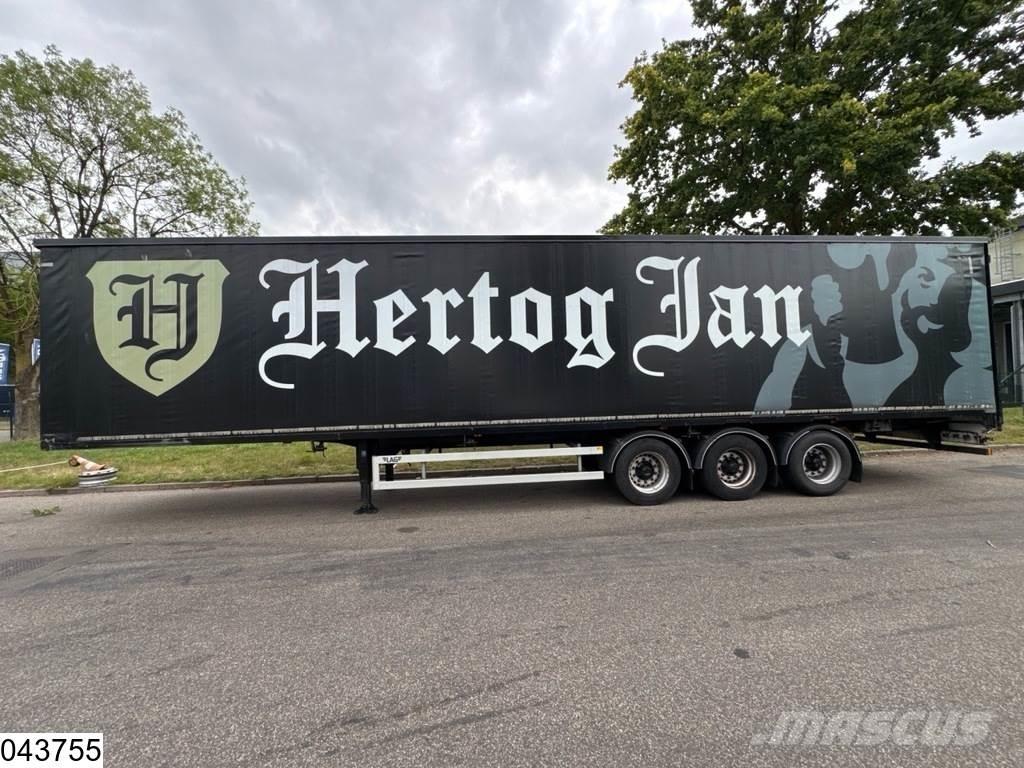 LAG Tautliner Semi-trailer med Gardinsider