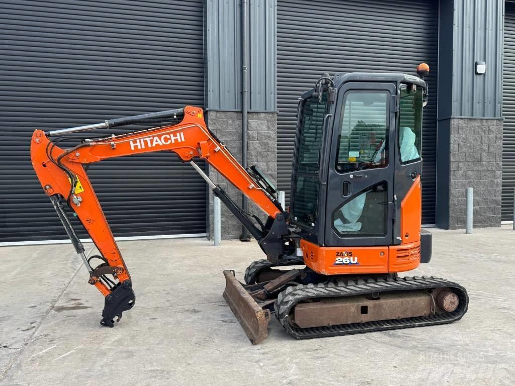 Hitachi ZX 26 U-6 cr Minigravemaskiner