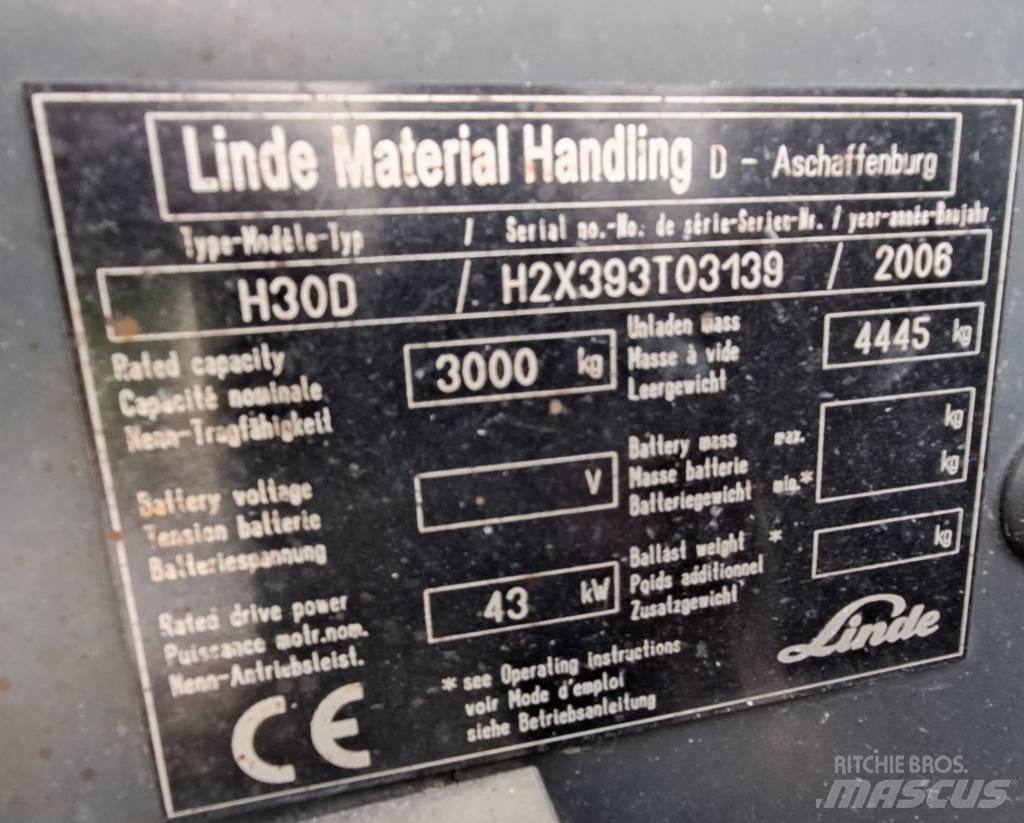 Linde H 30 D Diesel gaffeltrucks