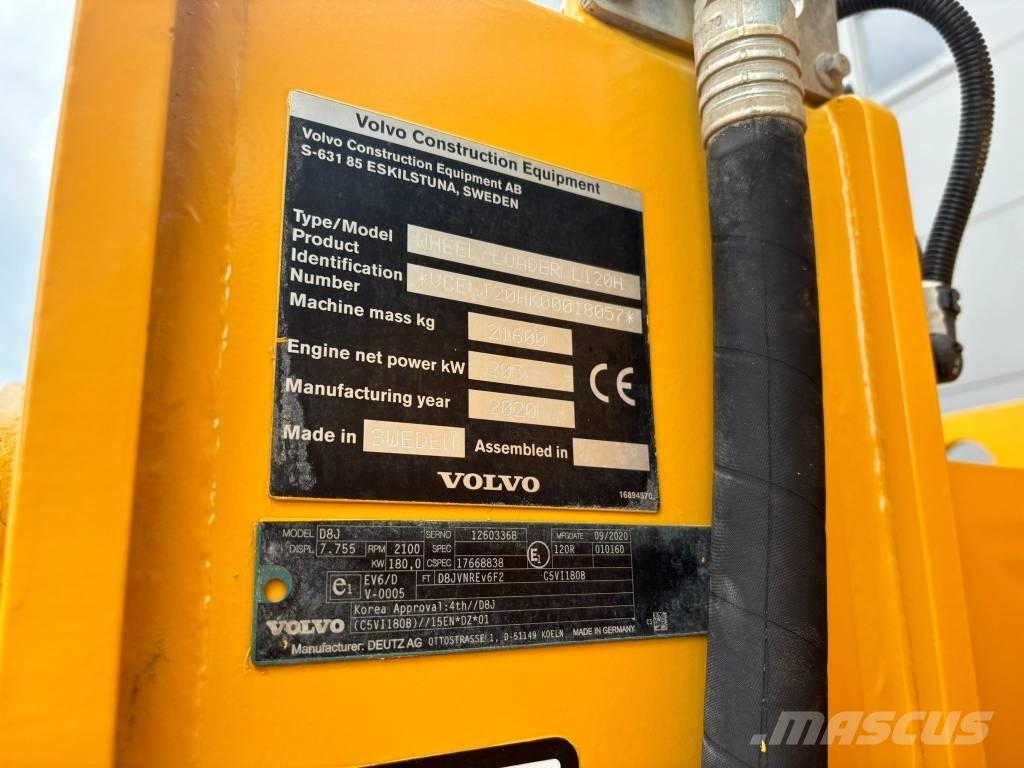 Volvo L 120 H Læssemaskiner på hjul