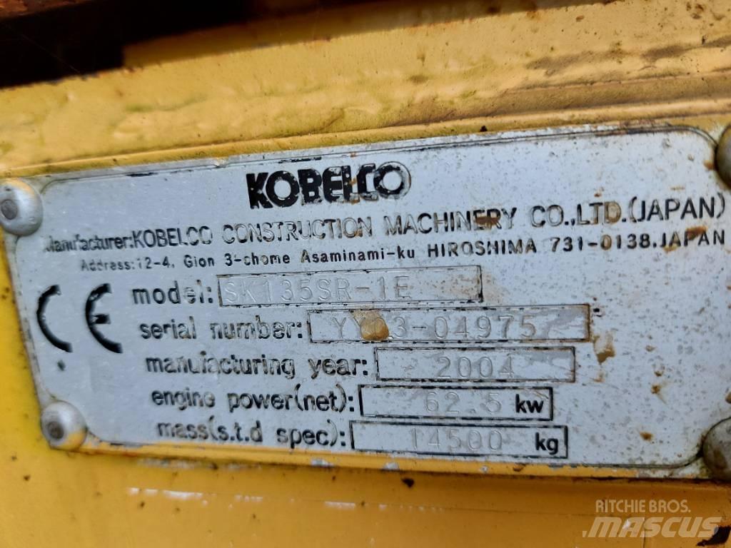 Kobelco SK 135SR Gravemaskiner på larvebånd