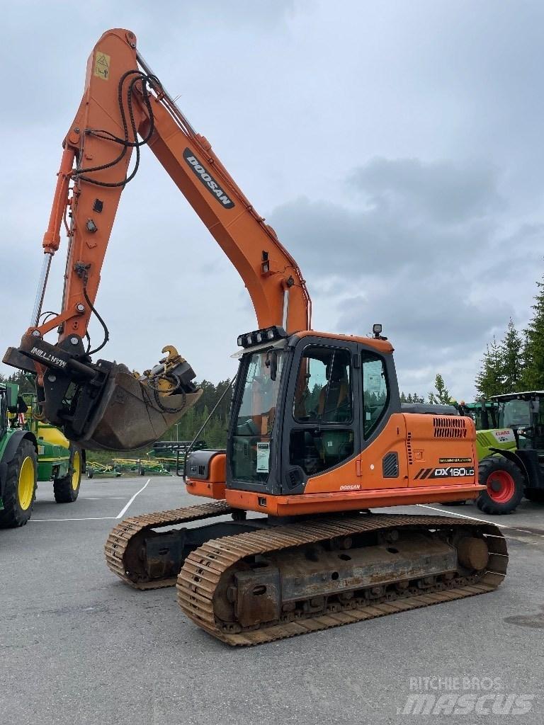 Doosan DX 160 Gravemaskiner på larvebånd