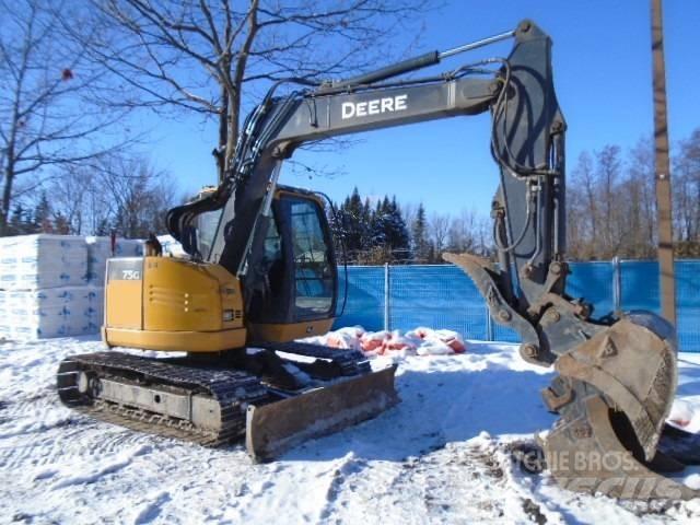 John Deere 75G Gravemaskiner på larvebånd