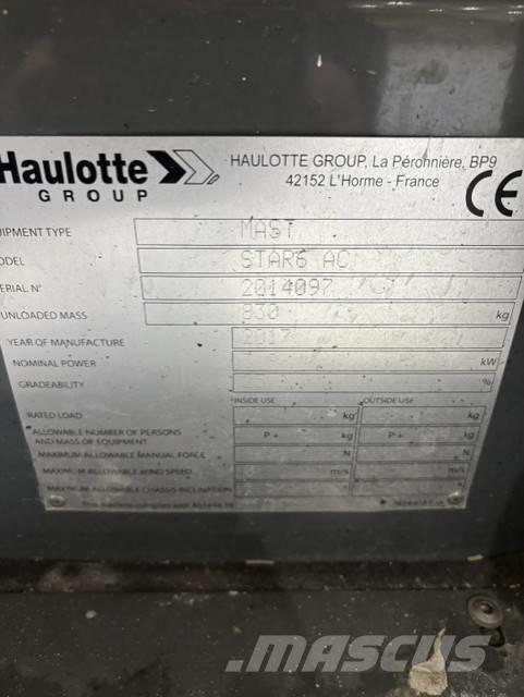Haulotte Star 6 Søjlelifte