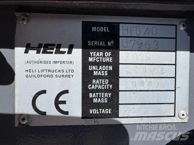 Heli HFD40 Diesel gaffeltrucks