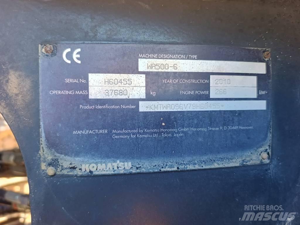 Komatsu WA500-6 Læssemaskiner på hjul