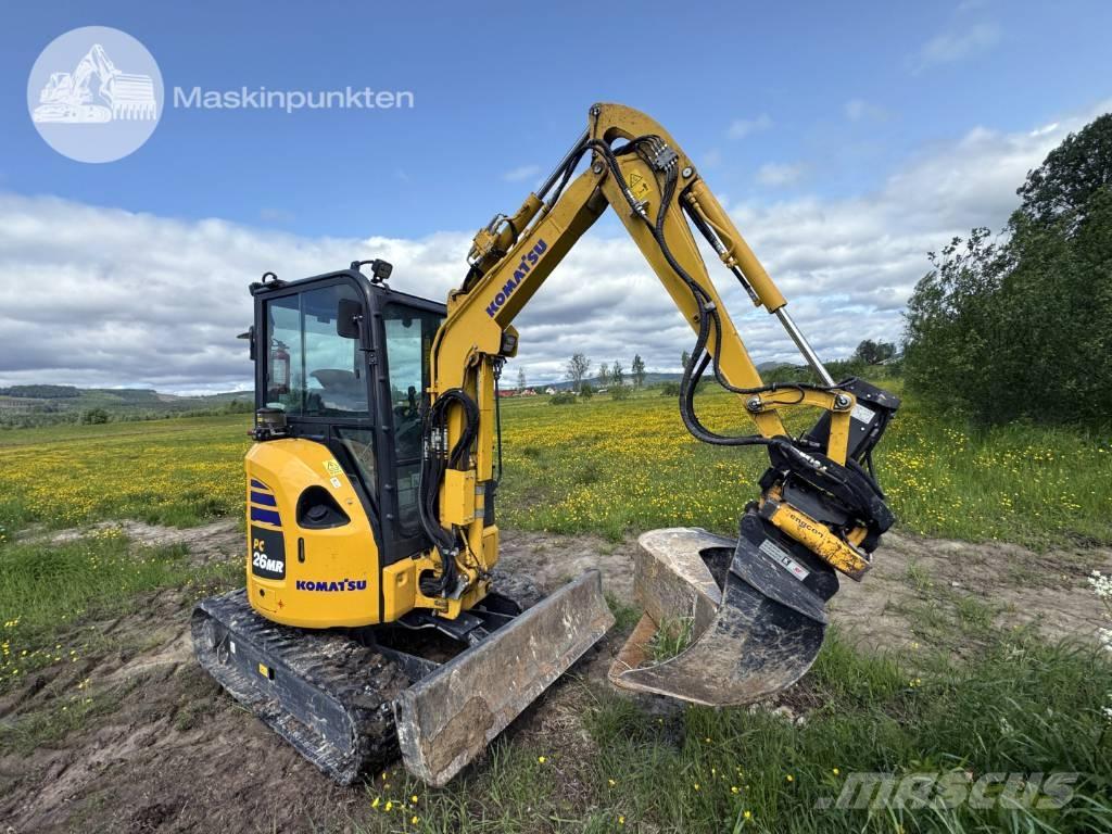 Komatsu PC 26 MR Minigravemaskiner