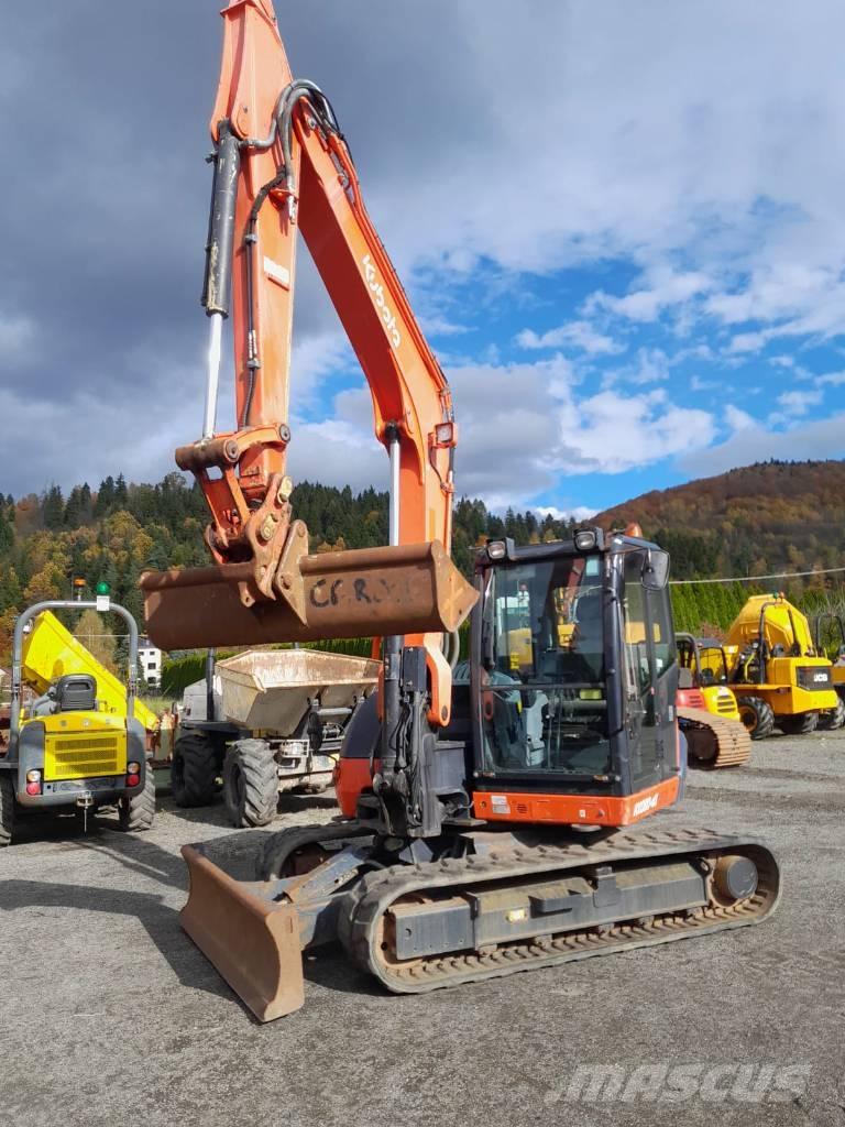 Kubota KX080 Midi-gravemaskiner 7t - 12t