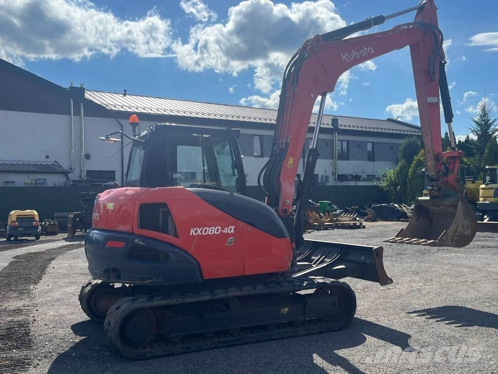 Kubota KX080 Midi-gravemaskiner 7t - 12t