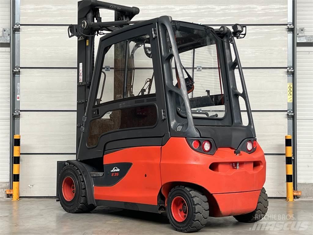 Linde E35L-01 El gaffeltrucks