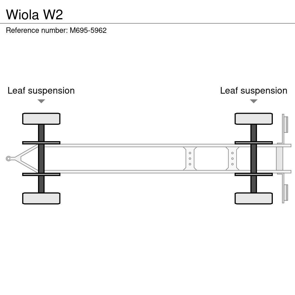 Wiola W2 Anhænger med lad/Flatbed