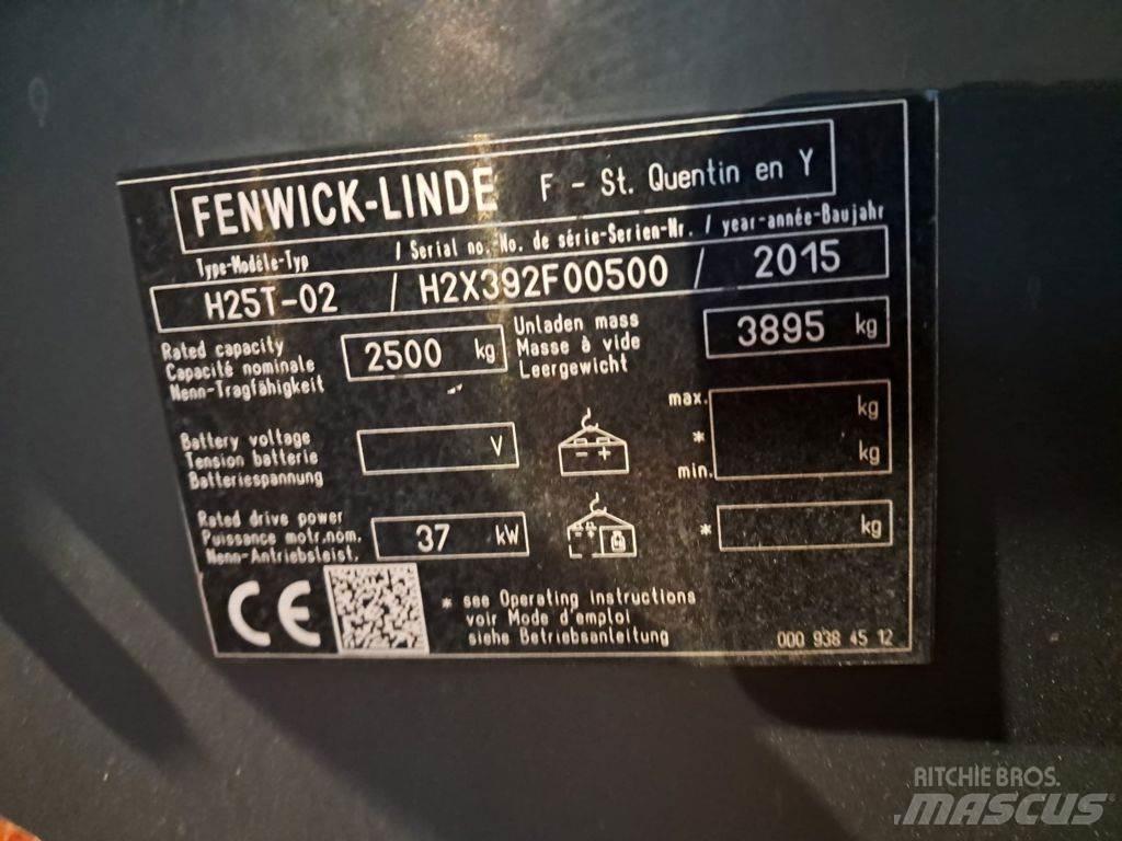 Linde H25T-02 LPG gaffeltrucks