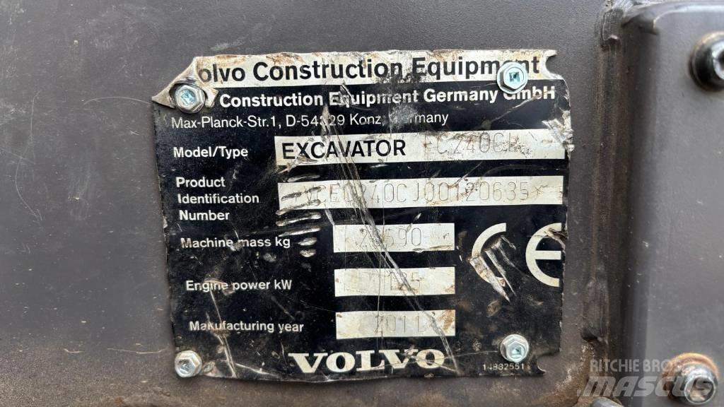 Volvo EC 240 C L Gravemaskiner på larvebånd