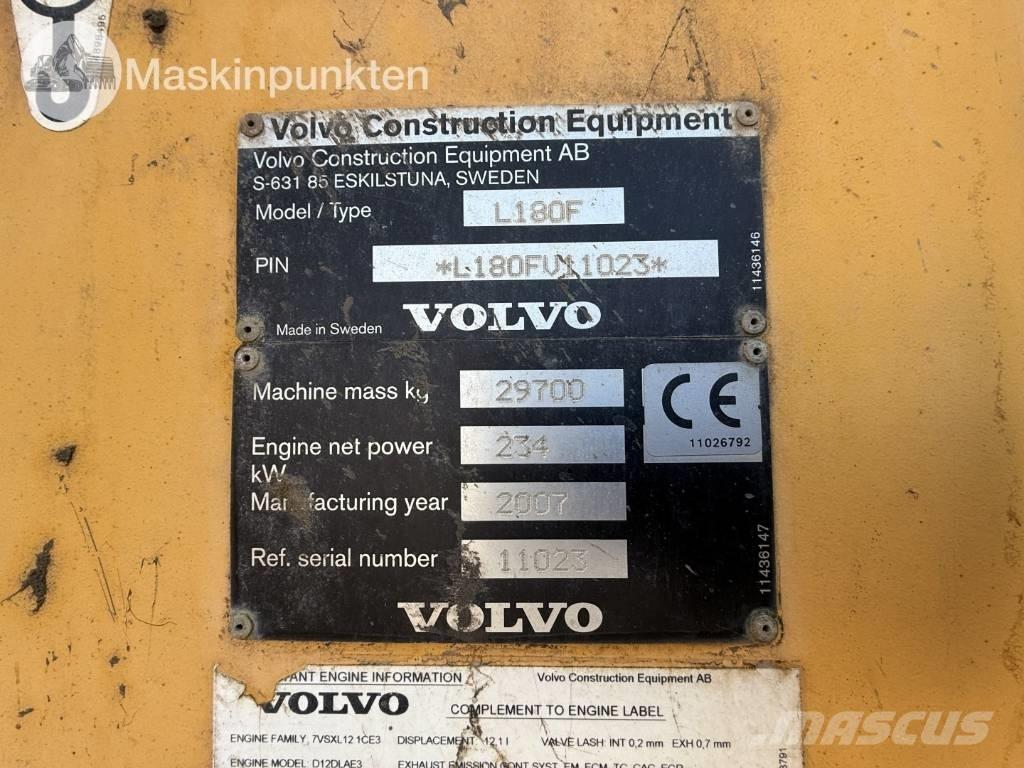 Volvo L 180 F Læssemaskiner på hjul