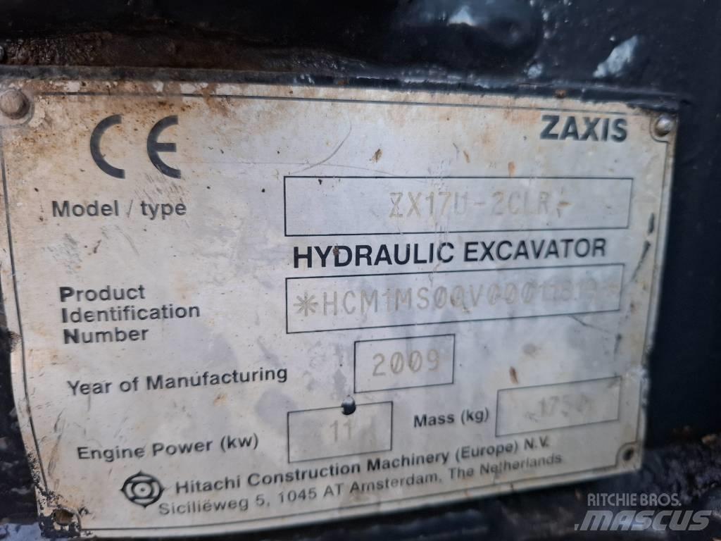 Hitachi ZX17U-2CLR Minigravemaskiner
