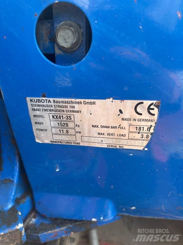 Kubota KX 41-3 S Minigravemaskiner