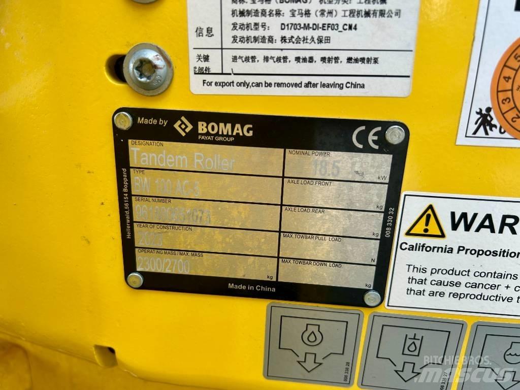 Bomag BW 100 AC-5 Tvilling tromle