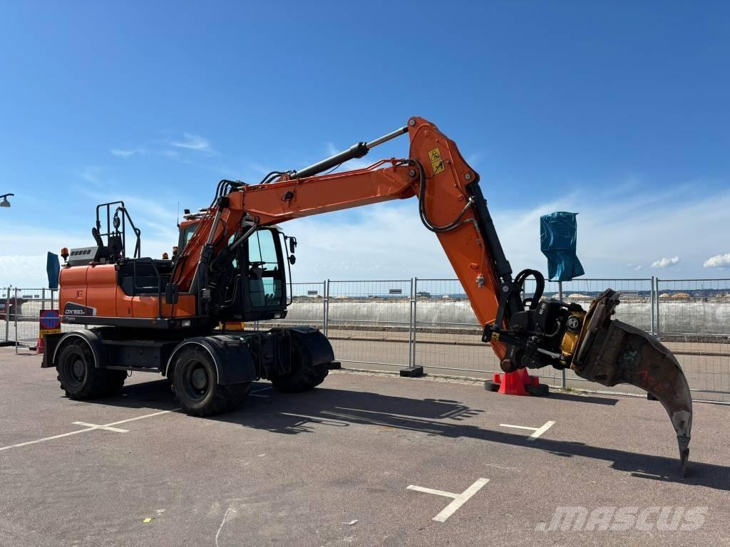 Doosan DX 160 W Gravemaskiner på hjul
