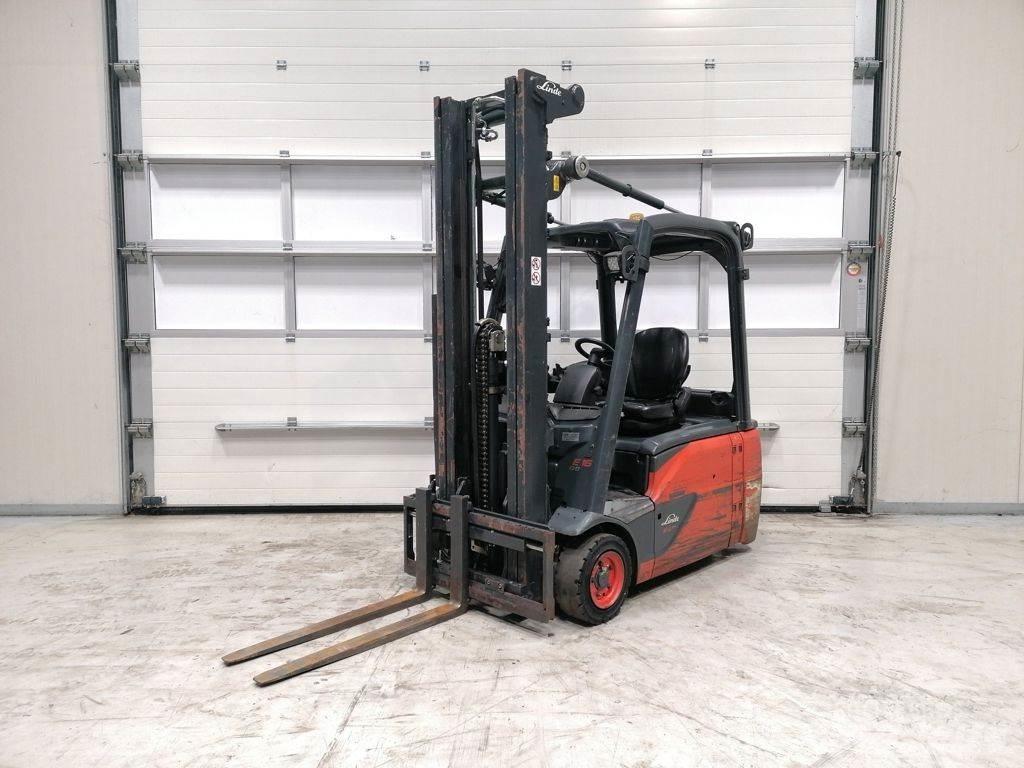 Linde E16L-02 El gaffeltrucks