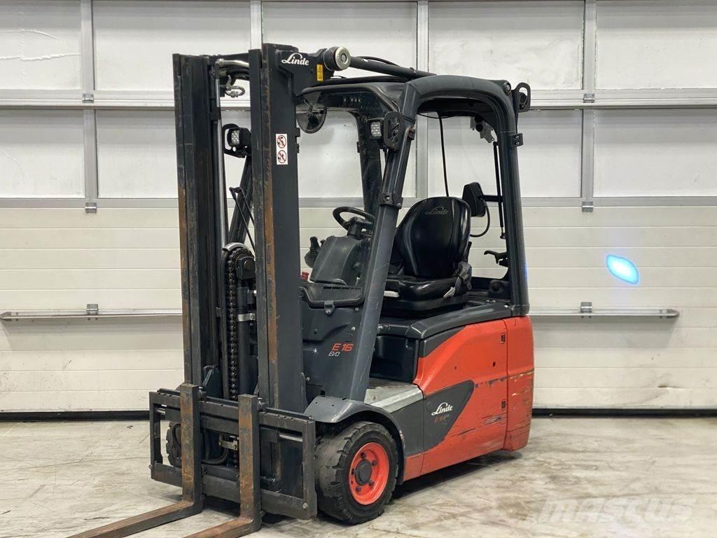 Linde E16C-02 El gaffeltrucks