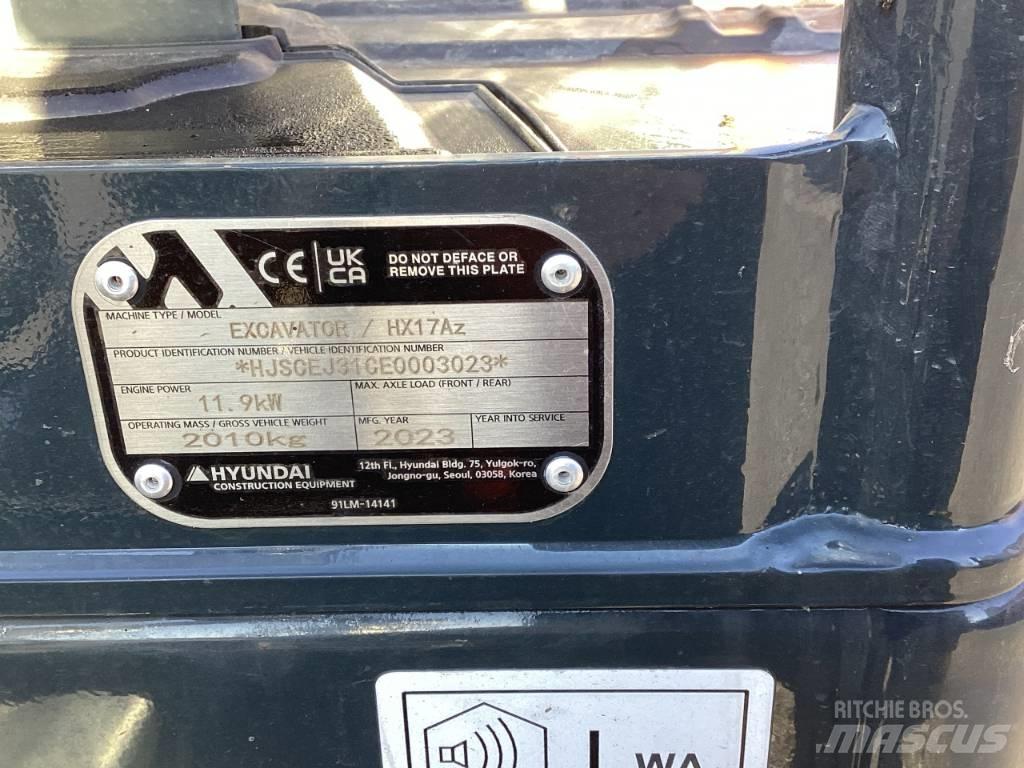 Hyundai HX17Az Minigravemaskiner