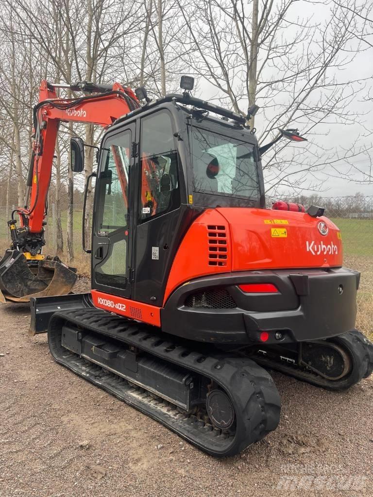 Kubota KX 080-4 Midi-gravemaskiner 7t - 12t