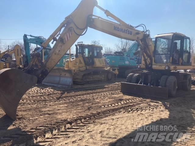 Komatsu PW 180-7K Gravemaskiner på hjul