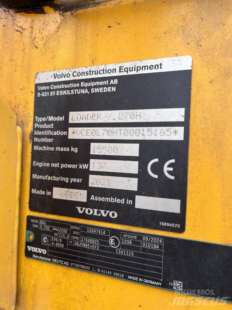 Volvo L 70 H Læssemaskiner på hjul