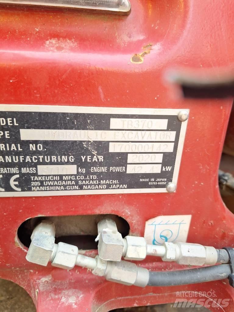Takeuchi TB 370 Midi-gravemaskiner 7t - 12t