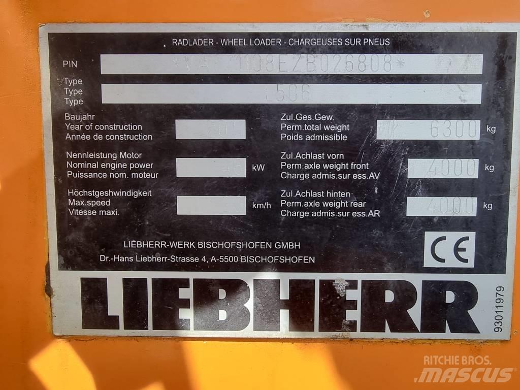 Liebherr L 506 Læssemaskiner på hjul