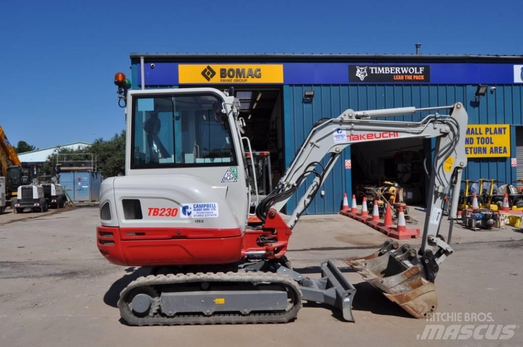 Takeuchi TB 230 Minigravemaskiner