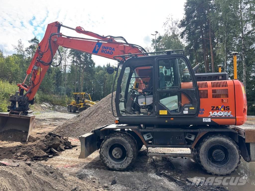 Hitachi ZX 140 W-6 Gravemaskiner på hjul