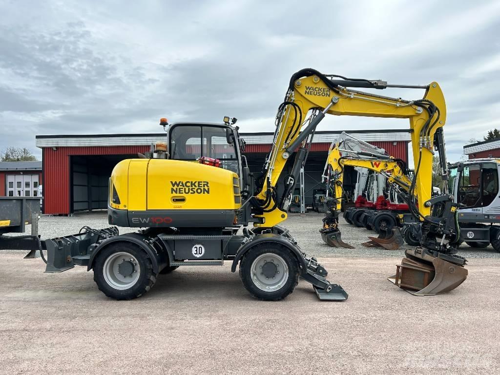 Wacker Neuson EW100 Gravemaskiner på hjul