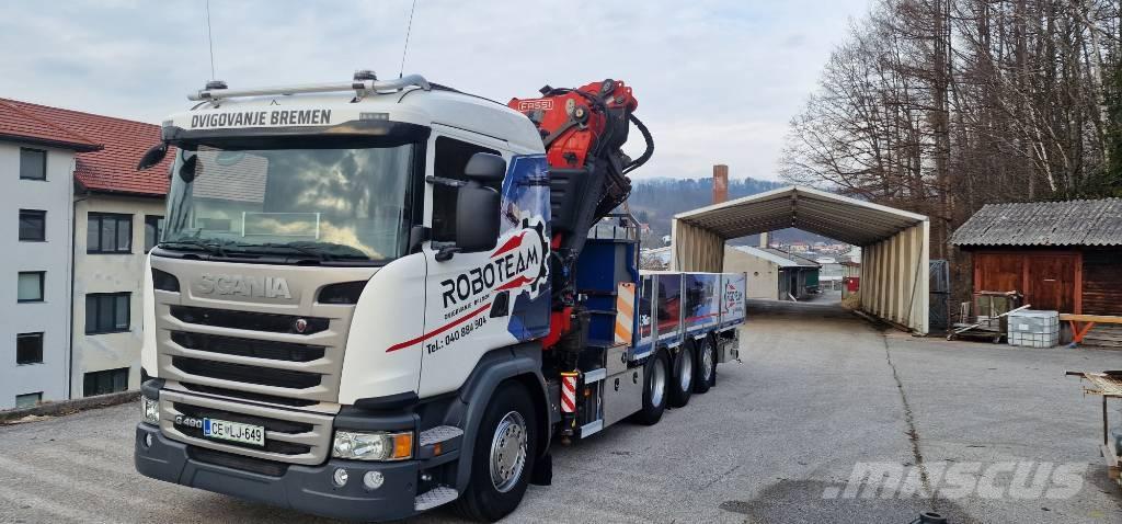 Scania G 490 Lastbil med kran