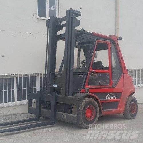 Linde H70T LPG gaffeltrucks