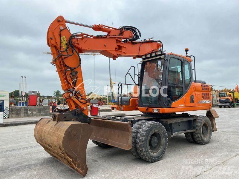 Doosan DX160W Gravemaskiner på hjul